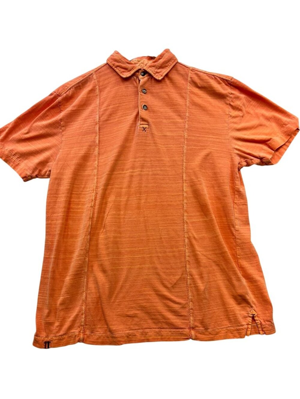 Vintage Italia c.1958 Reserved Stock Men's Polo Shirt Short Sleeve Size L Orange